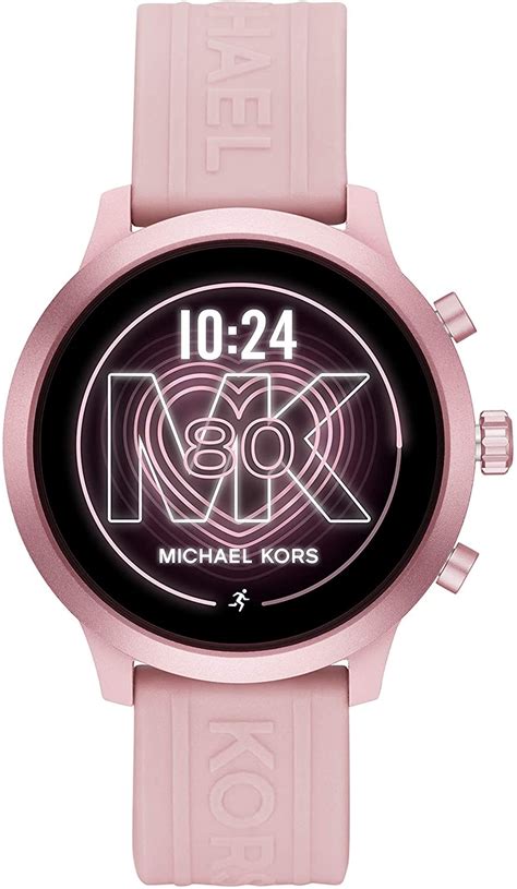 michael kors mkt5070|Michael Kors Women's Access MKGO Pink Silicone Smartwatch .